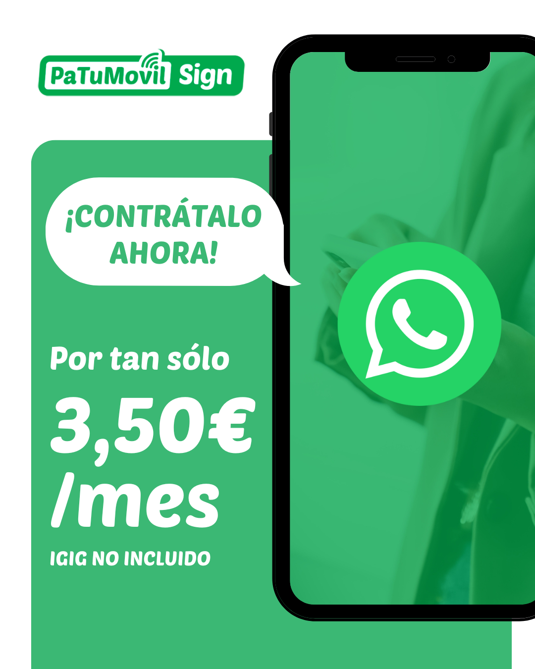 Banner de Sistema de fichajes WhatsApp