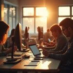 Trabajadores con la nueva ley de control horario de los trabajadores en 2026