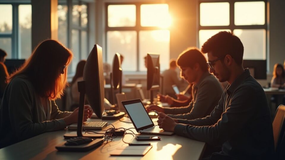 Trabajadores con la nueva ley de control horario de los trabajadores en 2026